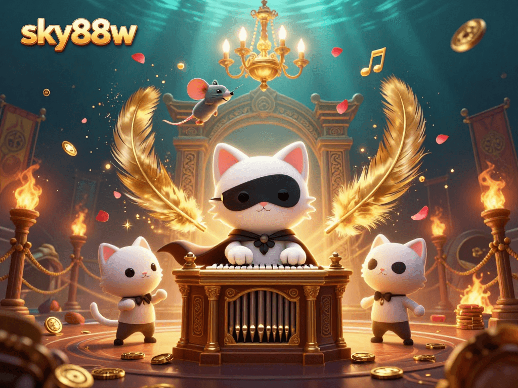 Experience vibrant gameplay at sky88w with a dynamic casino scene filled with excitement and rich visuals.